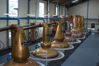 The Glenfiddich Distillery in Scotland