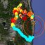 Map of Radiation Measurements by Greenpeace