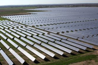 Utility-scale Webberville Solar Project outside Austin