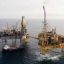 Total's Elgin offshore platform in the North Sea, 150 miles off the coast of Abe