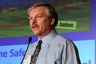 Carl Weimer speaking at the Pipeline Safety Trust's 2012 annual conference.