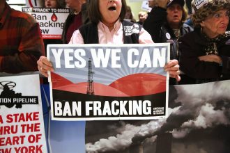 Fracking opponents succeeded in winning a ban in New York
