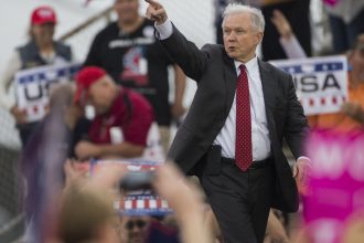 Sen. Jeff Sessions, Donald Trump's pick for attorney general, has called for an end to investigations of Exxon