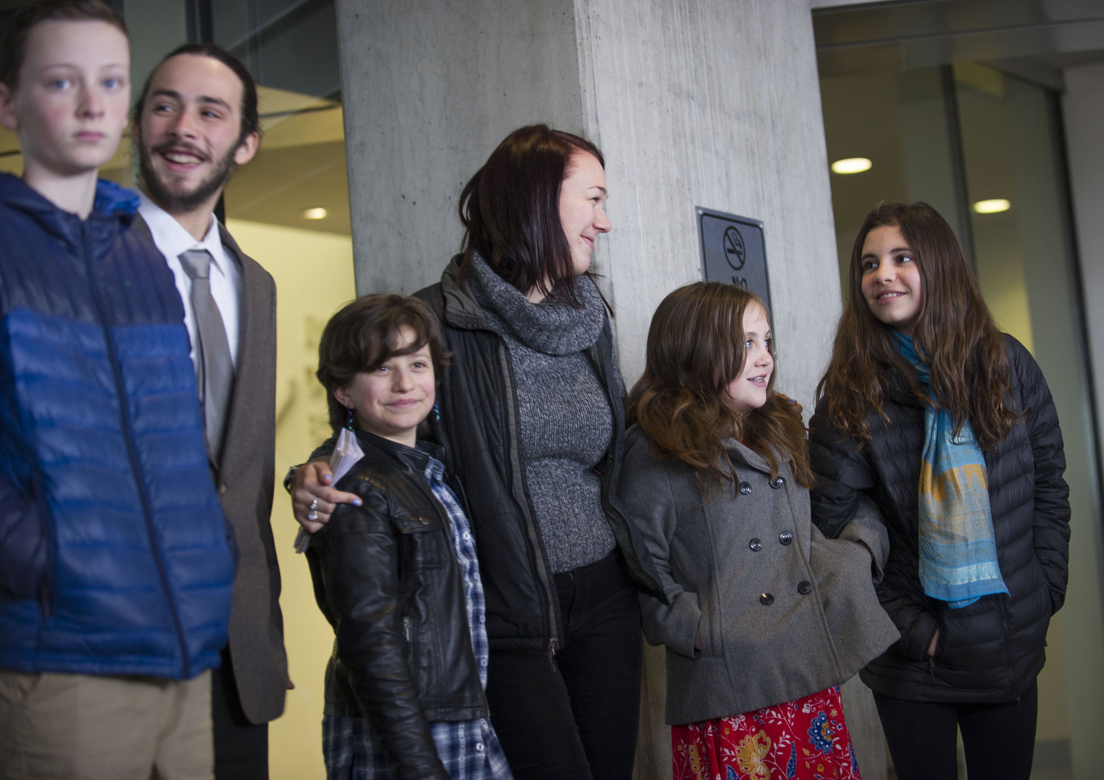 The young plaintiffs in a climate case against the United States