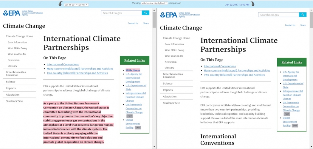 Trump's EPA Is Removing Climate Change Information From Website ...