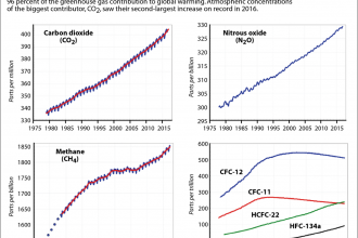 Greenhouse Gas Concentrations Rising