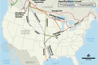Canada's Major Pipelines: Existing and Planned