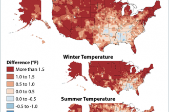 U.S. Average Temperatures Have Been Rising