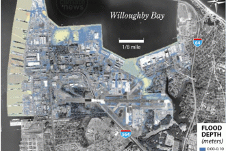 How Rising Seas Will Affect Norfolk Naval Base