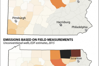 Maps: Pennsylvania Methane Emissions Are Higher Than Reported