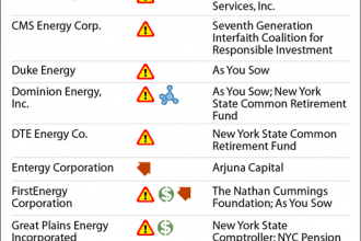 2018 Climate-Related Shareholder Resolutions: Electric Utilities