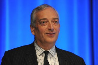 Christopher Monckton, one of the contrarian commentators who filed a "friend of the court" brief in the cities case, has been a speaker at Heartland Institute conferences and a guest of climate policy opponents in Congress. Credit: Torsten Blackwell/AFP/G