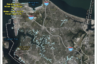 Animation: What Will Sea Level Rise Look Like in Norfolk, Va.?