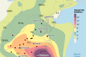 Coal Ash Sites in Hurricane Florence's Path