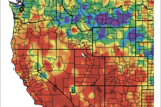 Map: Another Hot, Dry Year in California