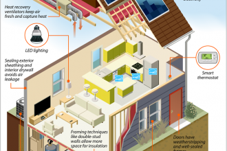 Infographic: What Makes a Net-Zero Energy Home so Efficient?