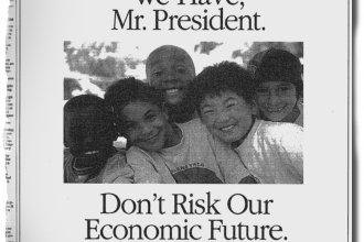 Image: The Global Climate Coalition ran this ad in The New York Times in June 1997 opposing the Kyoto Protocol.