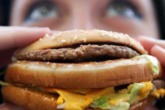 Fast food burger. Credit: Cate Gillon/Getty Images