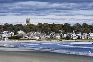 Rhode Island in 2018 became the first state to sue the fossil fuel industry over climate change. Credit: John Greim/LightRocket via Getty Images