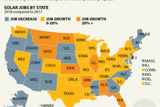 Map: Where Are Solar Jobs Growing Fastest?
