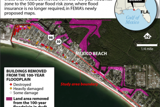 Mexico Beach: FEMA's Changing Flood Zones
