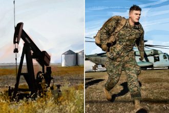 ICN's award-winning 2018 series: Harvesting Peril and Dangers Without Borders. Photo Illustrations: Paul Horn, based on images by Robert Nickelsberg and Scott Olson/Getty Images