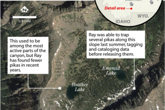 Map: A Living Lab for Studying Pikas