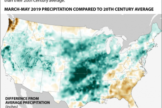 Map: 2019's Extreme Wet Spring