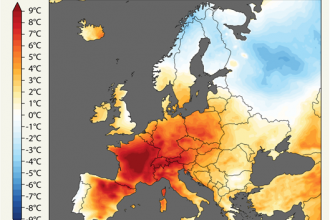 Map: Europe's June 2019 Extreme Heat Wave