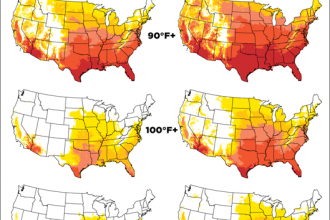 Maps: U.S. Forecast: More Extremely Hot Days