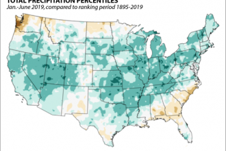 Map: Middle America's Extremely Wet Spring