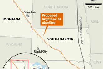 Map: Keystone XL Route