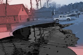 Exxon oil spill. Credit: Photo illustration based on EPA photo