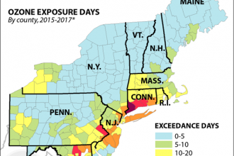 Map: Smog Blows into Connecticut