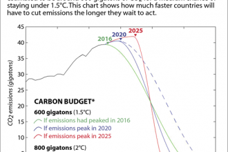 Chart: Staying Within a 1.5°C Carbon Budget
