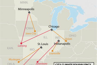 Map: The Midwest Climate in 60 Years