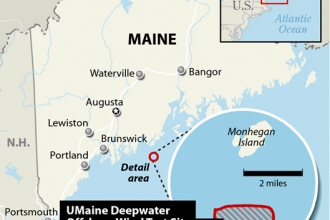 Locator: Maine's First Offshore Wind Project