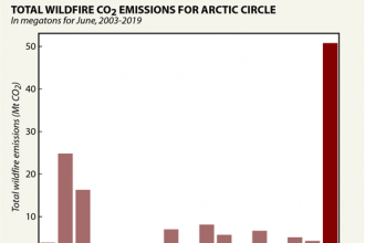 Chart: Arctic Wildfire Emissions Spike