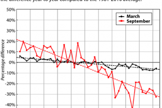 Chart: Arctic's Declining Sea Ice Cover