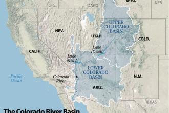 Map: The Colorado River Basin