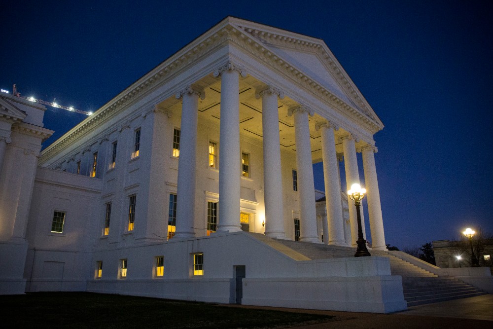 Virginia State Capitol. Credit:  Zach Gibson/Getty Images