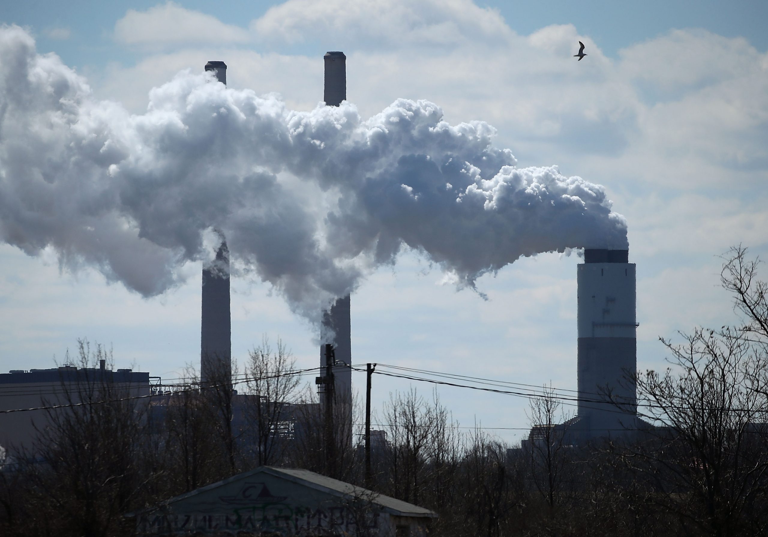 A view of the coal-fired Brandon Shores Power Plant in Baltimore. Credit: Mark Wilson/Getty Images