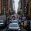 Traffic moves on 2nd Avenue in the morning hours on March 15, 2019 in New York City. Credit: Johannes Eisele/AFP via Getty Images