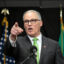 Washington State Governor Jay Inslee speaks on March 11, 2020 in Seattle, Washington. Credit: John Moore/Getty Images