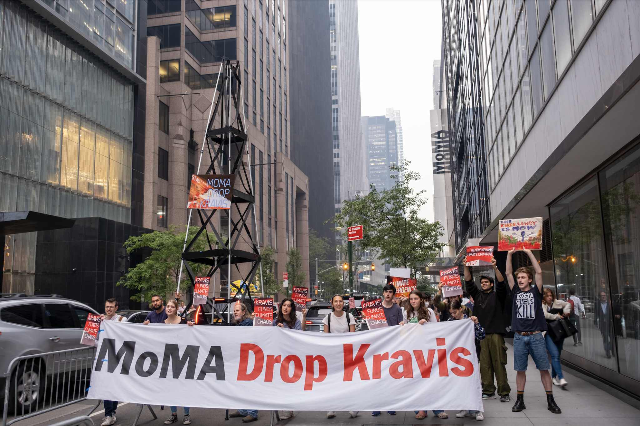 Modren Protest Climate Activists Protest the Museum of Modern Art’s Fossil Fuel Donors ...