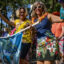 Parrot Heads crowd Mobile's streets to celebrate the life of Jimmy Buffett. Credit: Lee Hedgepeth/Inside Climate News.