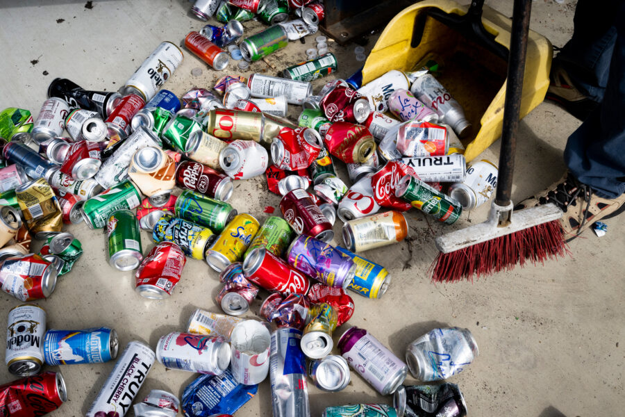 Bisphenols, used in aluminum can linings, are synthetic estrogens that mess with fat distribution in the body. Credit: Paul Bersebach/MediaNews Group/Orange County Register via Getty Images