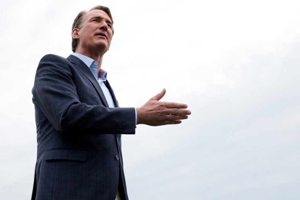 Virginia Governor Glenn Youngkin has opposed the state’s inclusion in RGGI, a two-decade old effort to reduce emissions among a group of eastern states. Credit: Win McNamee/Getty Images