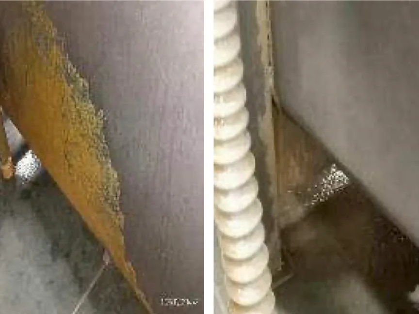 “PPC bubble wash tank surfaces needs cleaning due to formation of slime.”