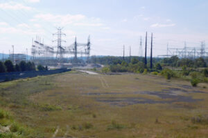 A portion of the Tanners Creek Power Plant property near Lawrenceburg, Indiana was formerly an open dumping ground known as "Area 2." Credit: Tim Maloney
